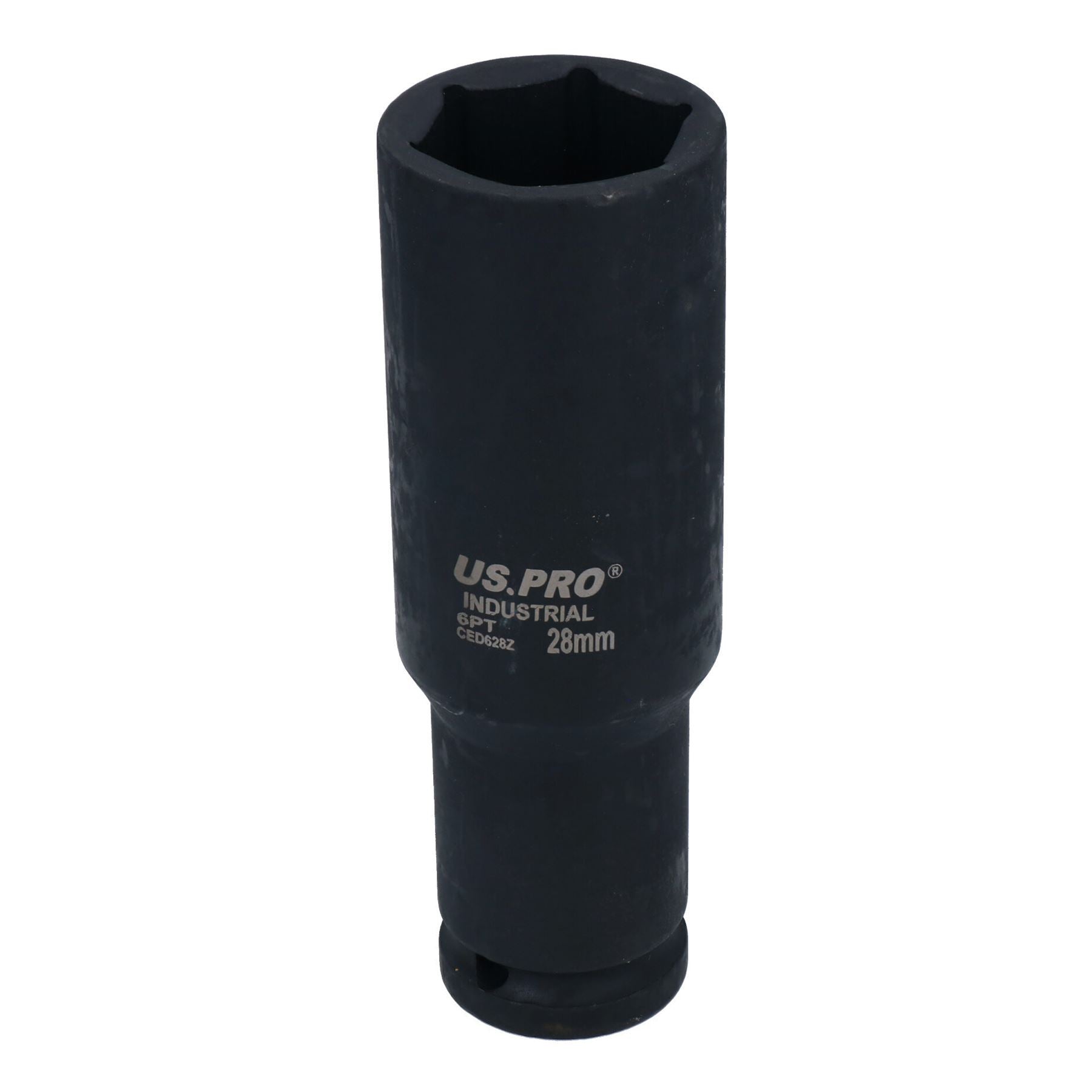 Extra Deep Long Metric MM Impact Socket 1/2" Drive 6 Sided Single Hex