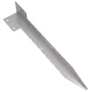 Garden Sleeper Single Corner Support Stainless Steel Stake Spike 440mm