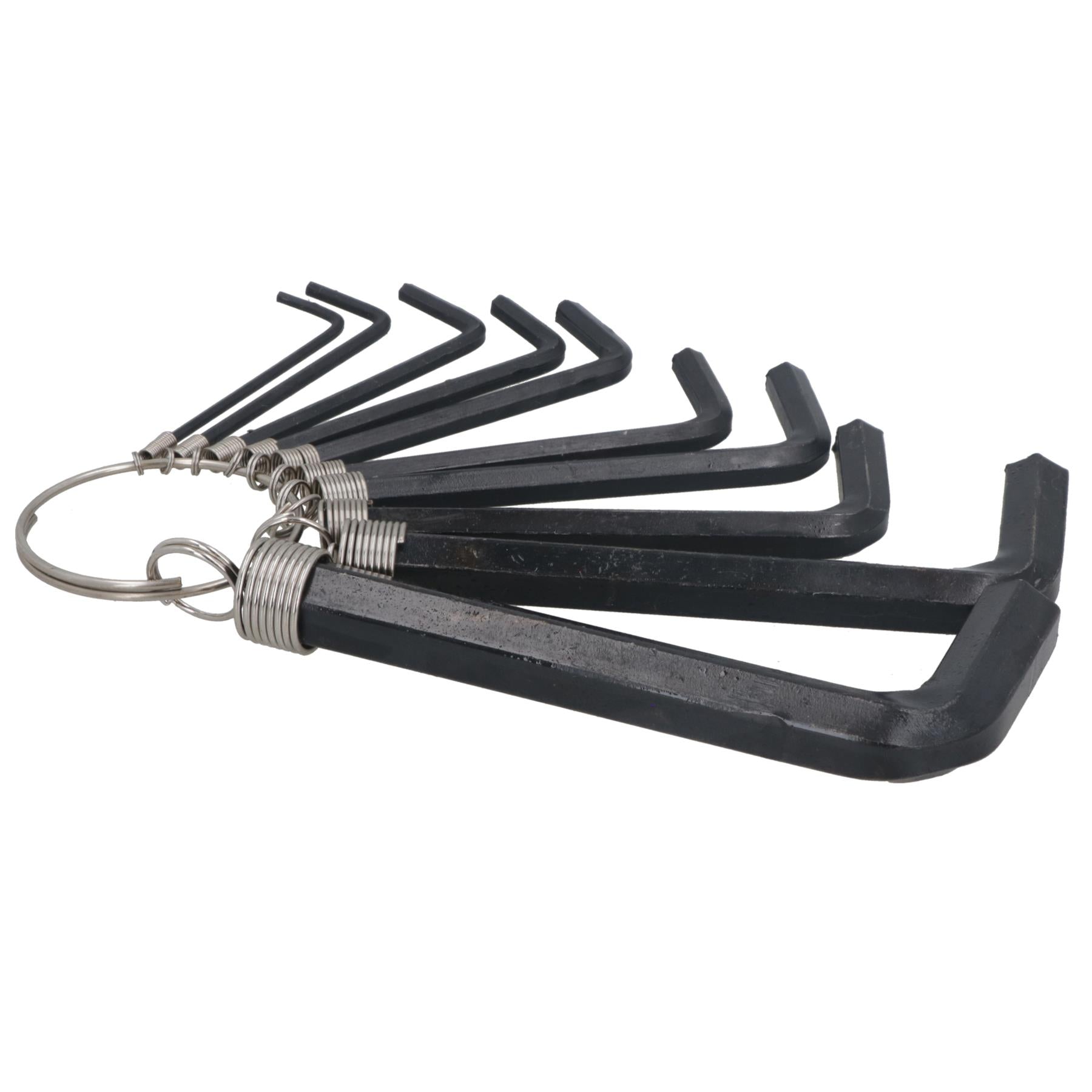 Metrischer Inbus-Sechskantschlüsselsatz am Schlüsselring, 1,5–10 mm, 10 Stück