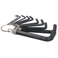 Metric Allen Hex Hexagon Key Wrench Set On A Key Ring 1.5mm - 10mm 10pc
