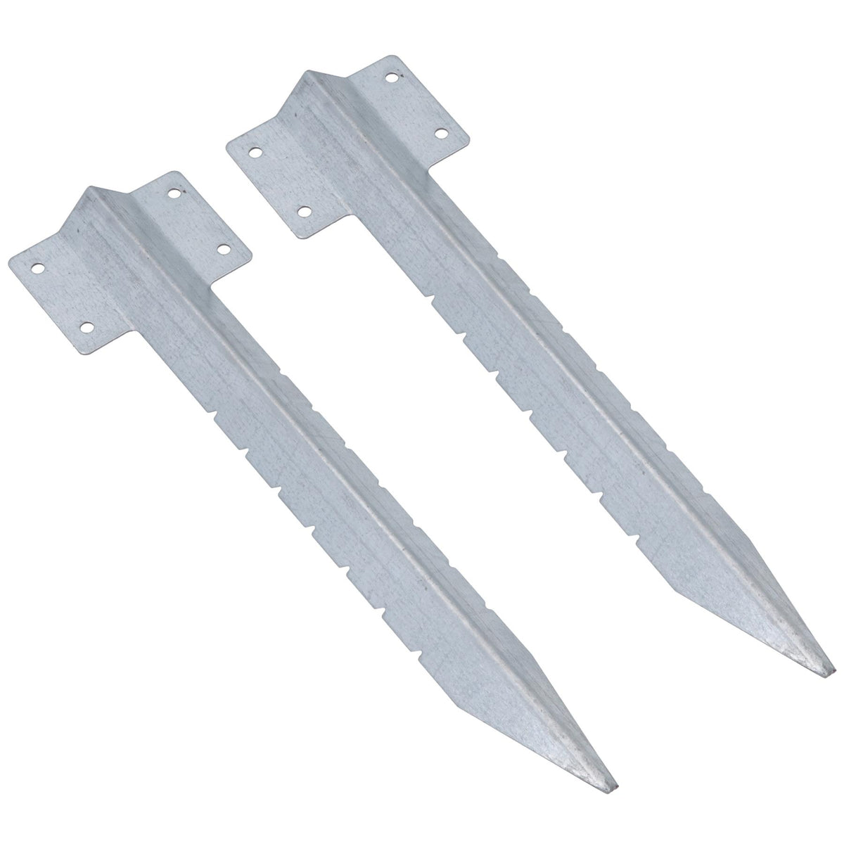 Garden Single Sleeper Straight Support Spike Stake Galvanised 440mm