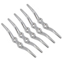 Seilklampe 6" Edelstahl Marine Grade 5 PACK 316 Bootswäscheleine DK79