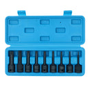 1/2in Drive Deep Spline Triple Square Sockets Impact Impacted 4 – 16mm 9pc