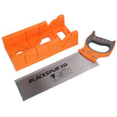 Tenon Saw With Plastic Mitre Block For Wood 45 + 90 Degree Angles Mitre Cutter