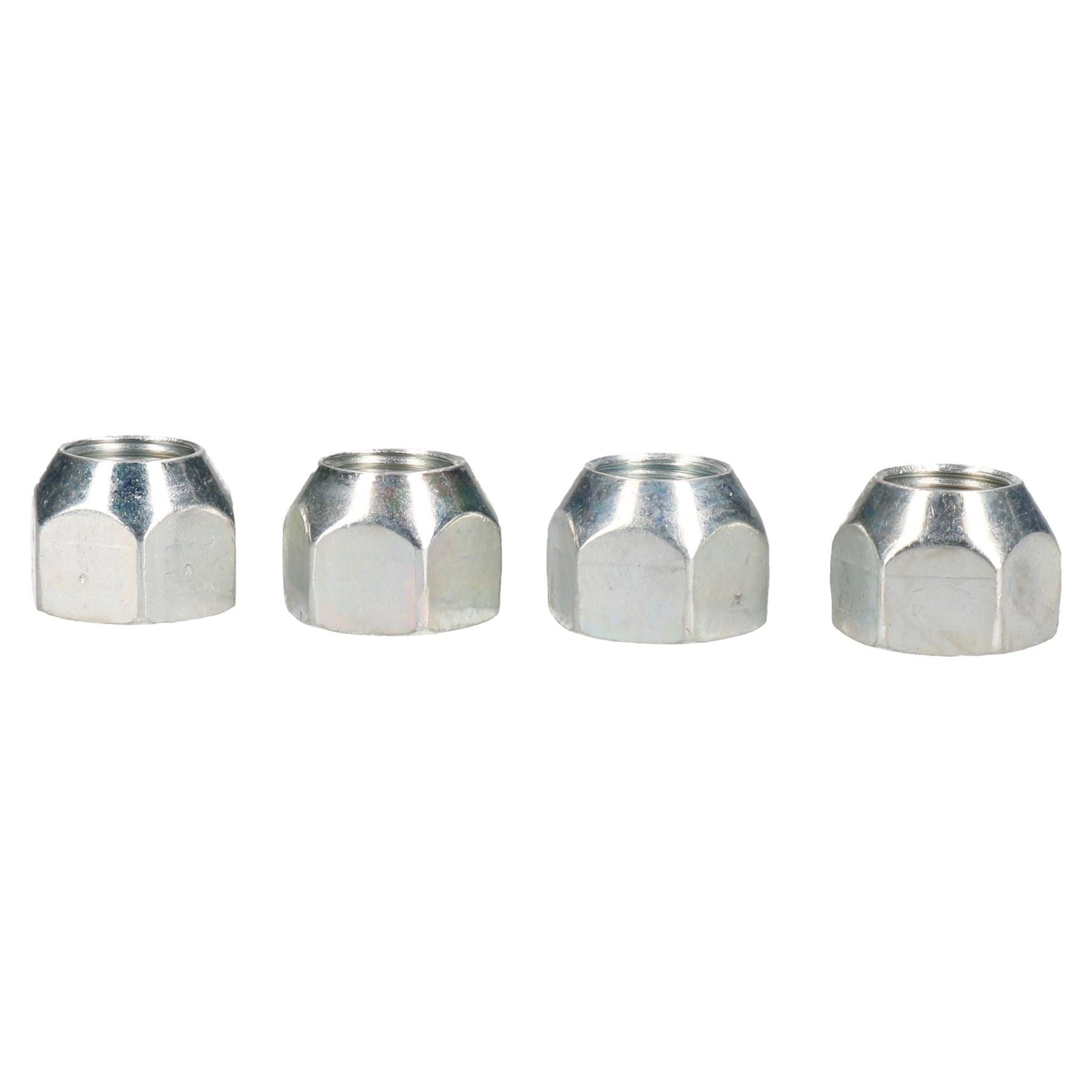 Lot de 4 écrous de roue coniques UNF 1/2" pour moyeux de suspension de caravane de remorque