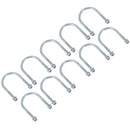 M8 Round Bend U Bolt 60mm x 90mm Width x Length Pipe Clamp Fixing