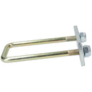 2 Pack M10 50mm x 130mm U-Bolt N-Bolt with Plates & Nuts HIGH TENSILE