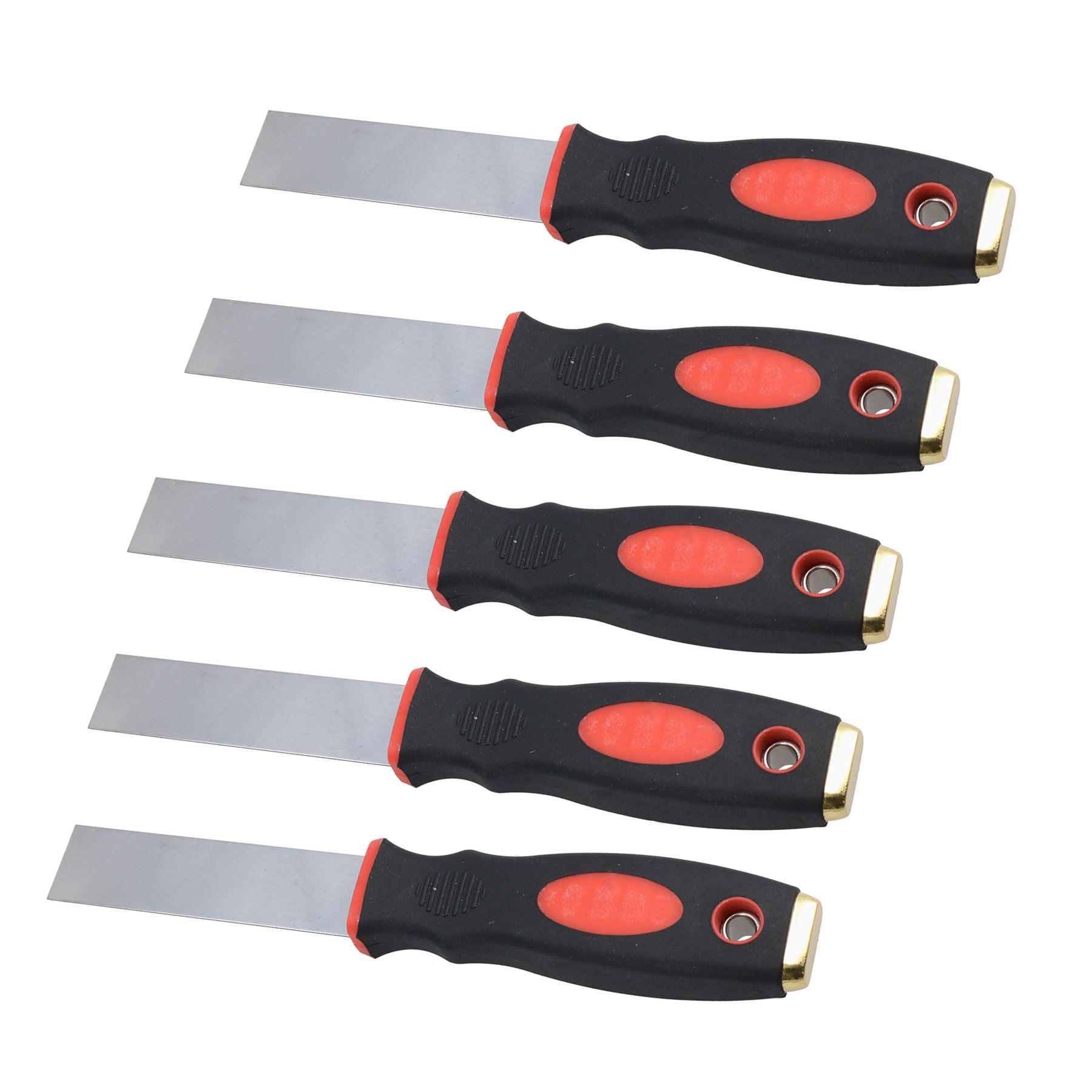 1” (25mm) Soft Grip Scraper Remover Decorating Wallpaper Paint Removal 5pk