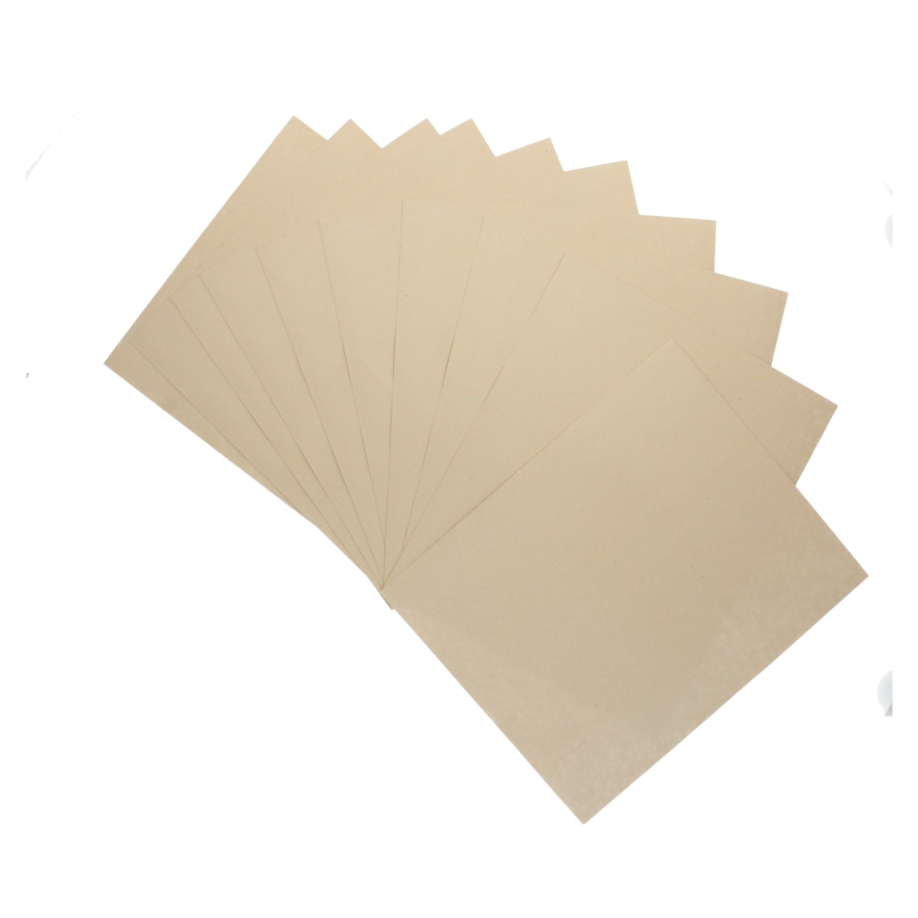 Lot de 10 feuilles de papier de verre assorties pour métal, bois, plastique, grain fin 240