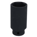 1/2" Drive 24" Breaker Power Knuckle Bar with 30mm Metric Deep Impact Socket