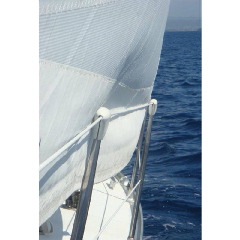 Sail Protector Stanchion Cover 4pc Soft PU Skin Boat Life Line Deck Rail Guard