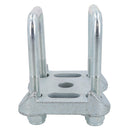 8 boulons en U et 4 plaques de base pour ressorts à lames paraboliques simples pour remorques Ifor Williams