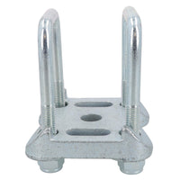 8 boulons en U et 4 plaques de base pour ressorts à lames paraboliques simples pour remorques Ifor Williams