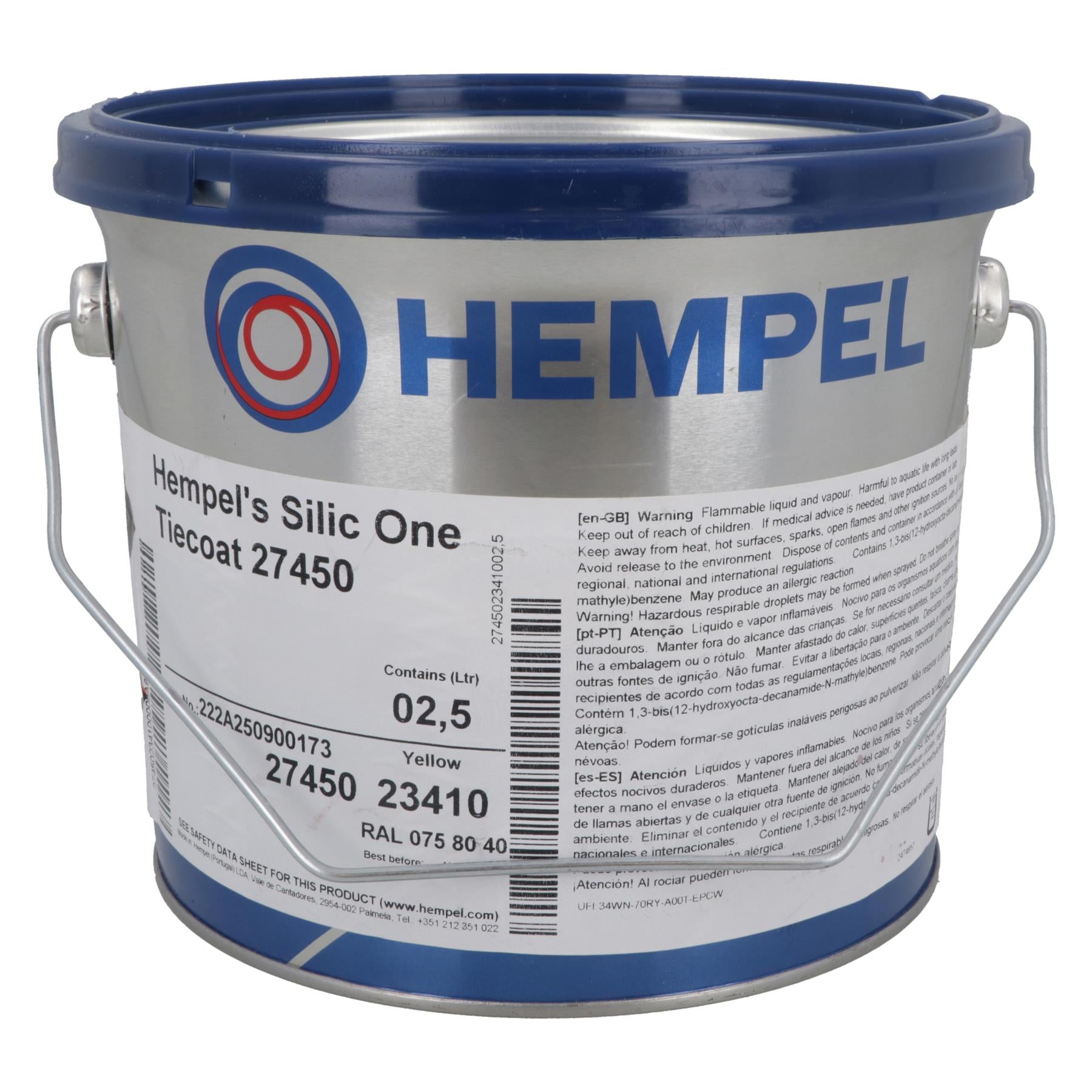 Hempel Silic One Tiecoat 27450 Preparation for 77450 Antifouling Paint