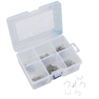 Agrafes assorties pour soudeuses de réparation d'agrafeuses en plastique à chaud, standard prédécoupées, 300 pièces