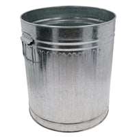 15L Galvanised Midi Bin Stainless Steel Kitchen Bathroom House Rubbish Dustbin