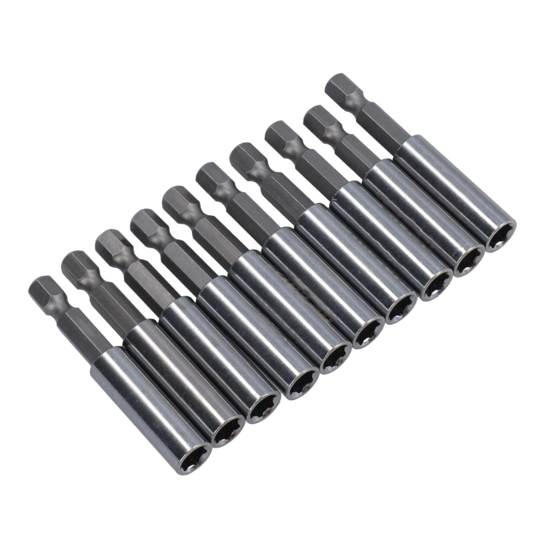 Magnetic Screwdriver Bit Holders Extension Driver 1/4in Hex Shank 10 Pack