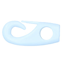 Crochet de 8 mm pour corde élastique élastique en nylon noir antirouille