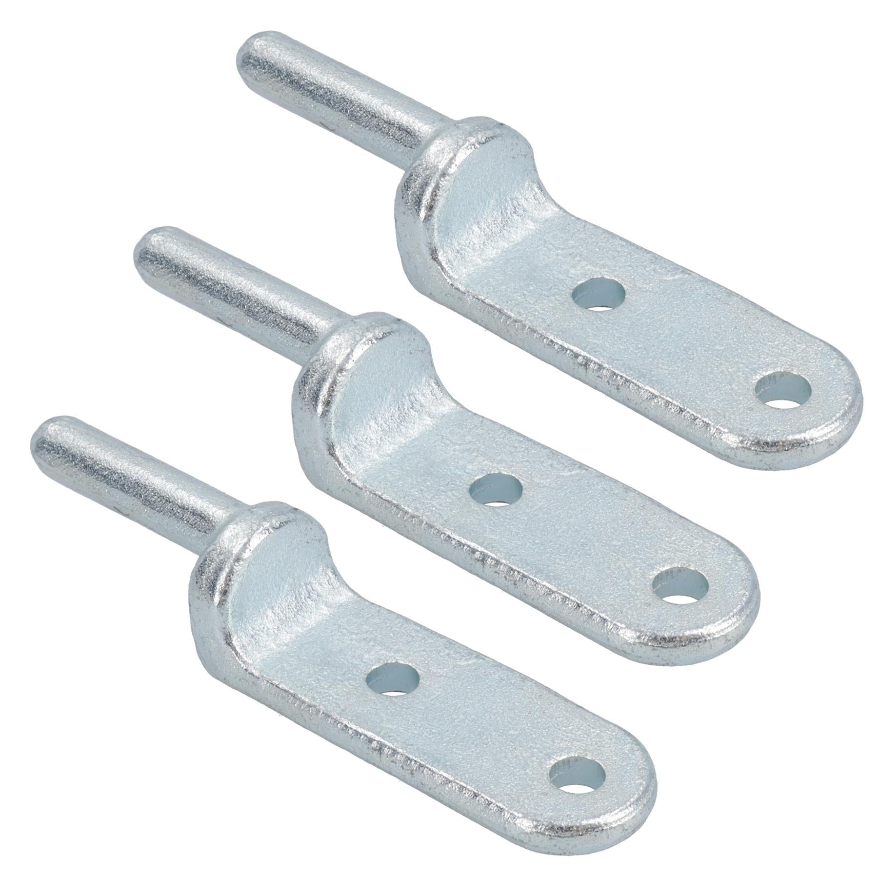 12.5mm Bolt On Gudgeon Tailboard Hinge Pin for Trucks Trailers Zinc Plated