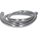 1.5m Chrome-Plated Brass Shower Hose Universal Fit Double Crimped Flexible Pipe