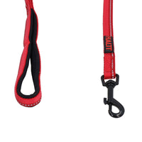 Small Red Halti Dog Walking Lead Leash Durable Reflective Neoprene Padded