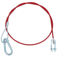 Breakaway Towing Cable For Braked Trailers Caravans Hook And Clevis Pin End