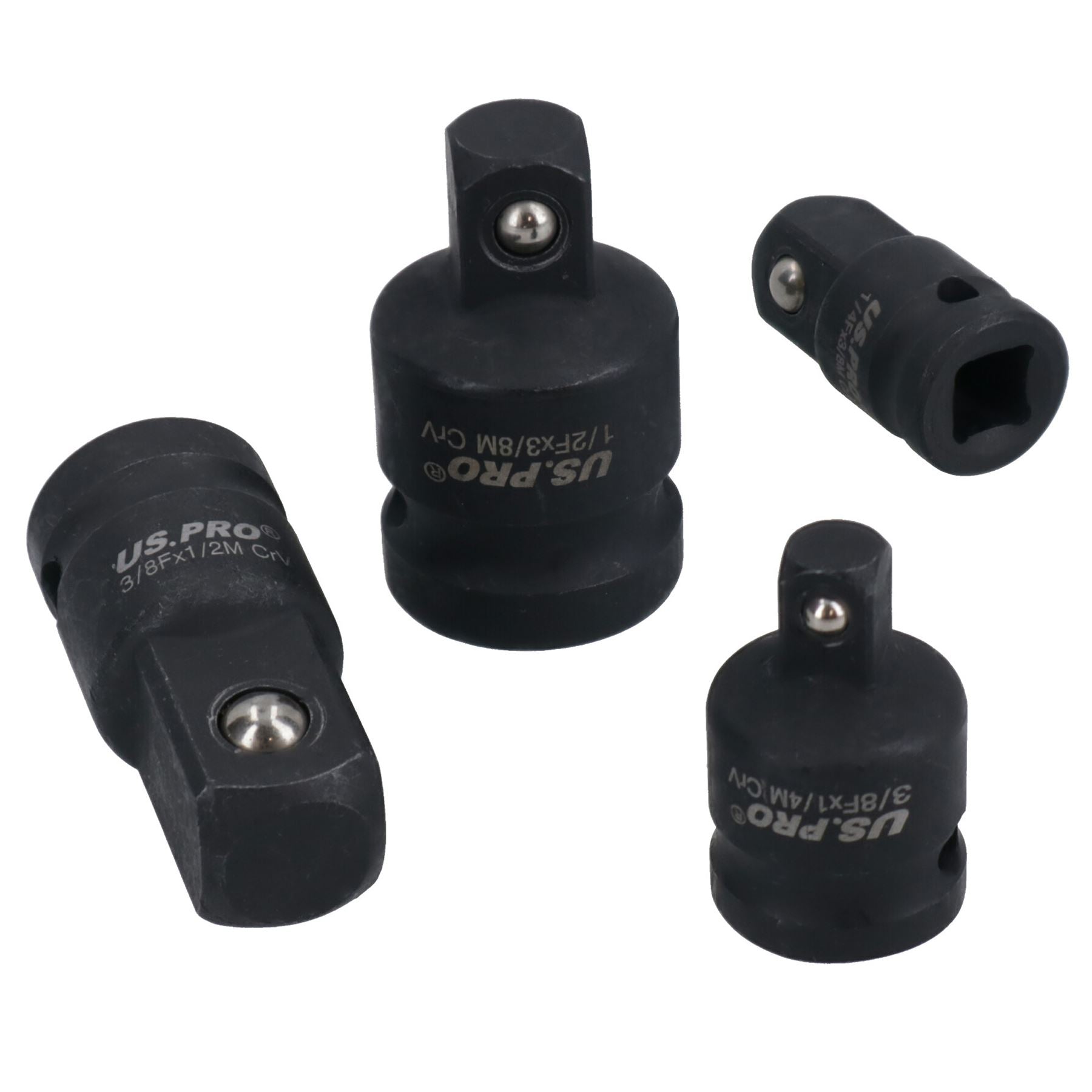 4pc Impact Socket Adaptor Adapter Step Up Step Down Reducer Converter