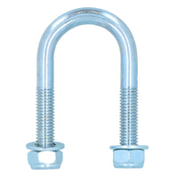 M8 Round Bend U Bolt 27mm x 53mm Width x Length Pipe Clamp Fixing