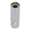 16mm Thin Wall Walled Magnetic Spark Plug Socket Remover 3/8in Drive 12PT