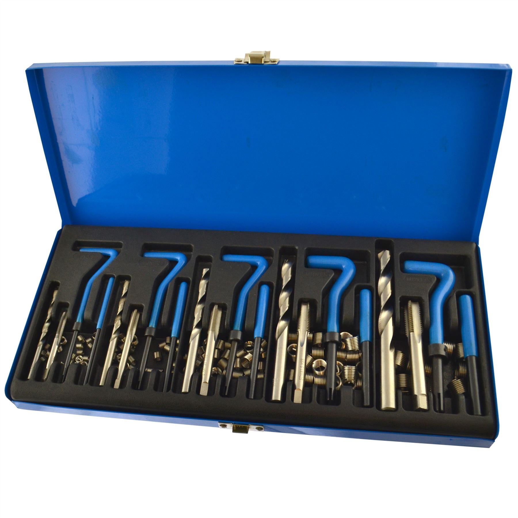 Thread installation and repair kit helicoil set 130pc metric sizes M5-M12 AT118