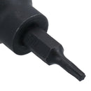 Torx Star Impact flache, kurze Bit-Steckschlüssel T10–T60, einzeln, 3/8 Zoll Dr.