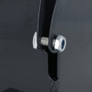 Grey Flush Fit Fence Post Bolt Down Shoe Holder Support 100mm x 100mm