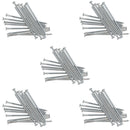 3mm x 100mm Round Headed Wire nails For Concrete Brick Wood Zinc Plated