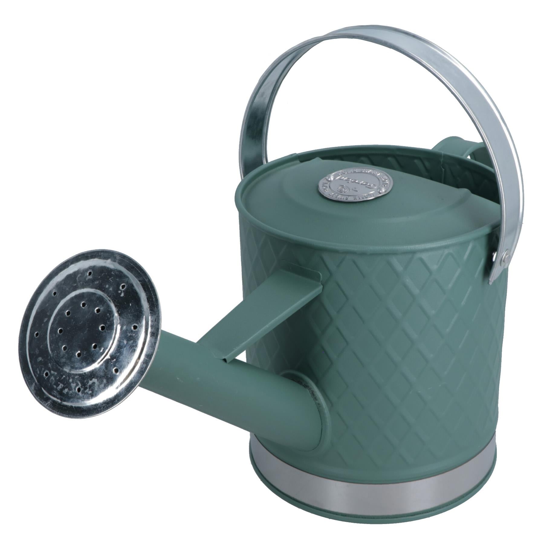 3L Watering Can Green Rose Steel Metal Water Greenhouse Garden Plants Home