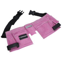 Leder Werkzeuggürtel / Aufbewahrungstasche PINK LADIES Werkzeugtasche / Rollmattenhalter TE452