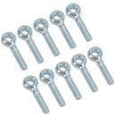 M6 30mm Eye Bolt Single Bolt Zinc Plated Threaded Rings DIN444 Catenary Wire