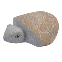 Turtle Tortoise River Rock Hand Carved Stone Decoration House Garden Yard