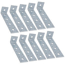 Heavy Duty Angle Bracket Fastening Plate Galvanised Steel 200 x 50 x 50mm