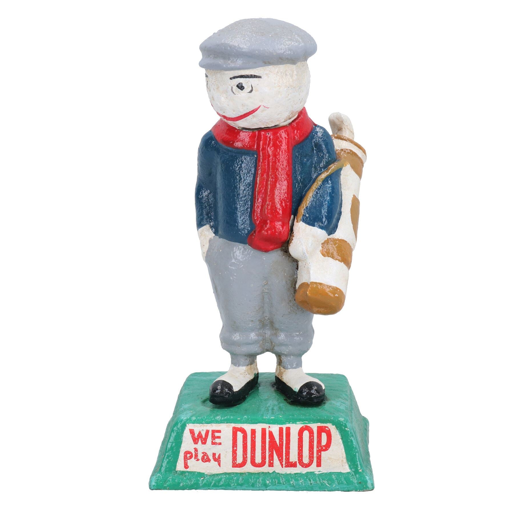 Statue de golfeur Dunlop en fonte, mascotte de golfeur, ornement pour maison