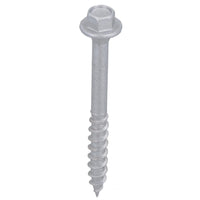 63mm Timber Sleeper Wood Screws For Railway Sleepers Hex Head Silver 150pc