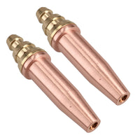 PNM Oxy Propane Gas Cutting Nozzle Tip Standard length 3/64" 5-12mm 2pk