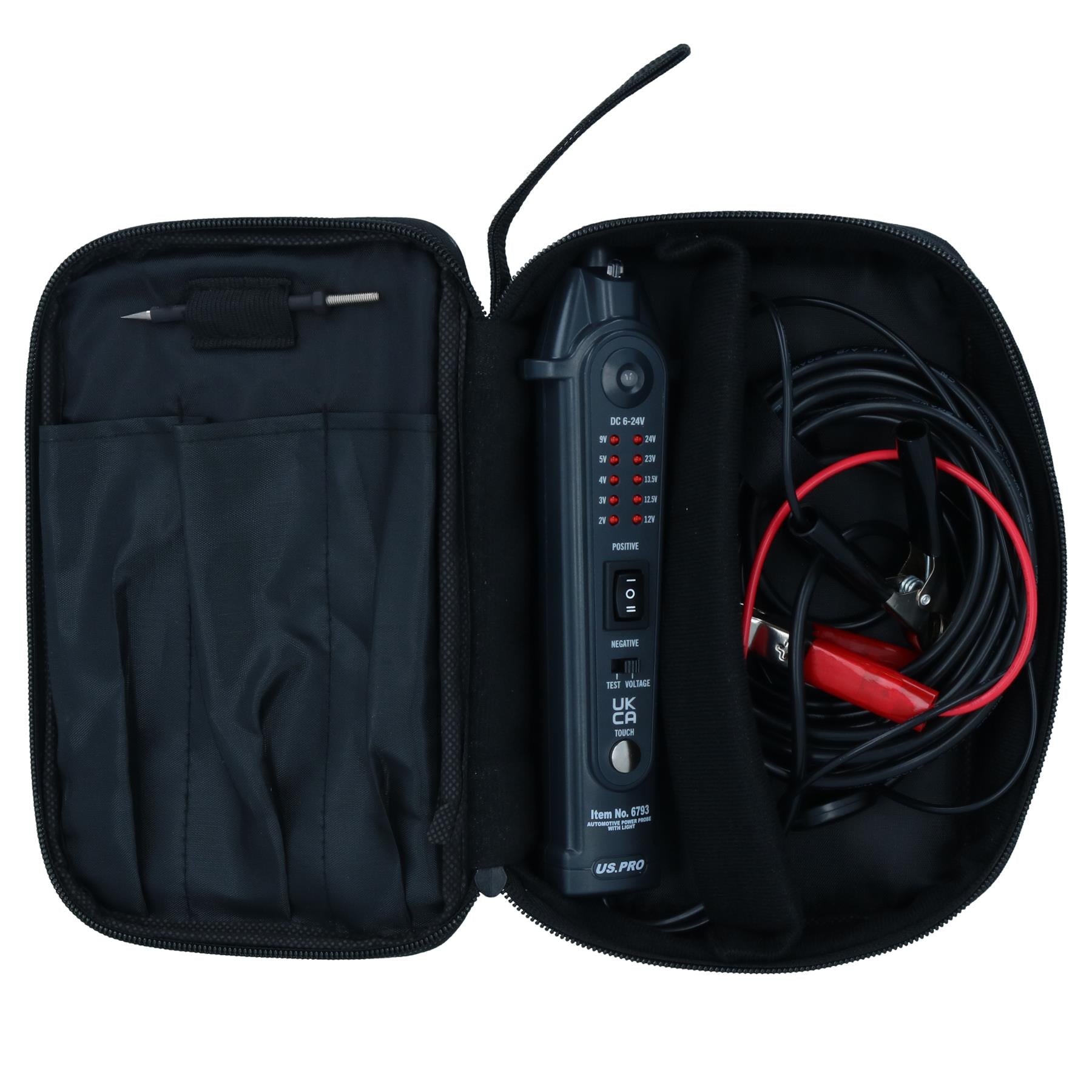 Automotive Power Probe with Light Continuity Polarity Circuit Tester 6 - 24 Volts