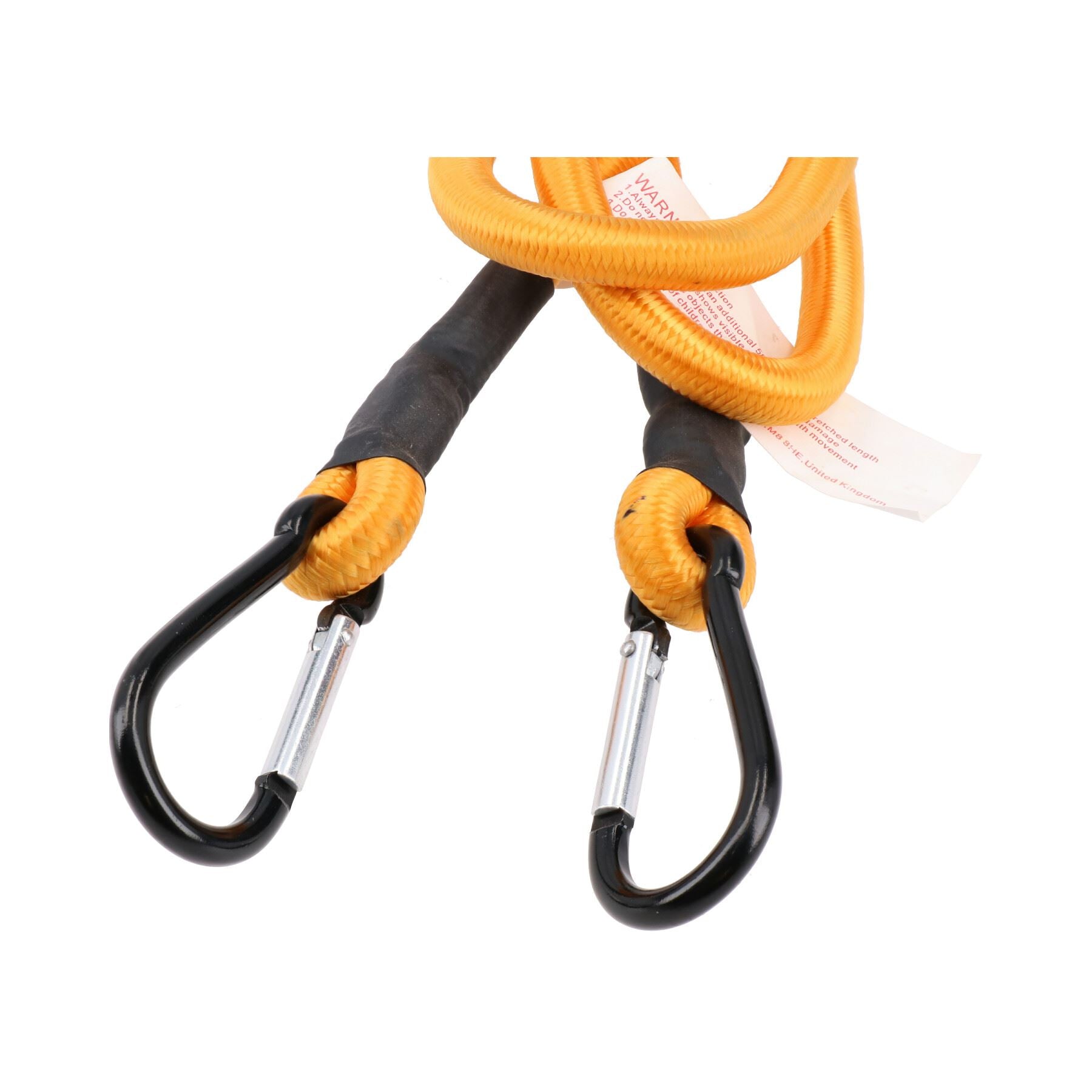 48” Bungee Rope with Carabiner Clips Cords Elastic Tie Down Fasteners