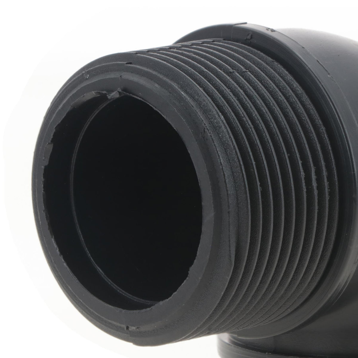 Polypropylene PP 1in BSP Male x Male Threaded 90° Elbow Connector