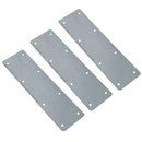 Large Internal Sleeper Straight Support Plate 100mm x 350mm Galvanised Steel