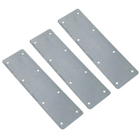 Large Internal Sleeper Straight Support Plate 100mm x 350mm Galvanised Steel