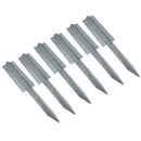 Garden Double Sleeper Straight Support Spike Stake Galvanised Steel 670mm