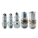 PCL 100 Series Female Couplers 1/2" BSP & Male Adaptors 3/8" BSP Air Fittings