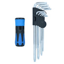 Jeu de 9 clés Torx anti-effraction Security Star avec embouts de type L T10 - T50