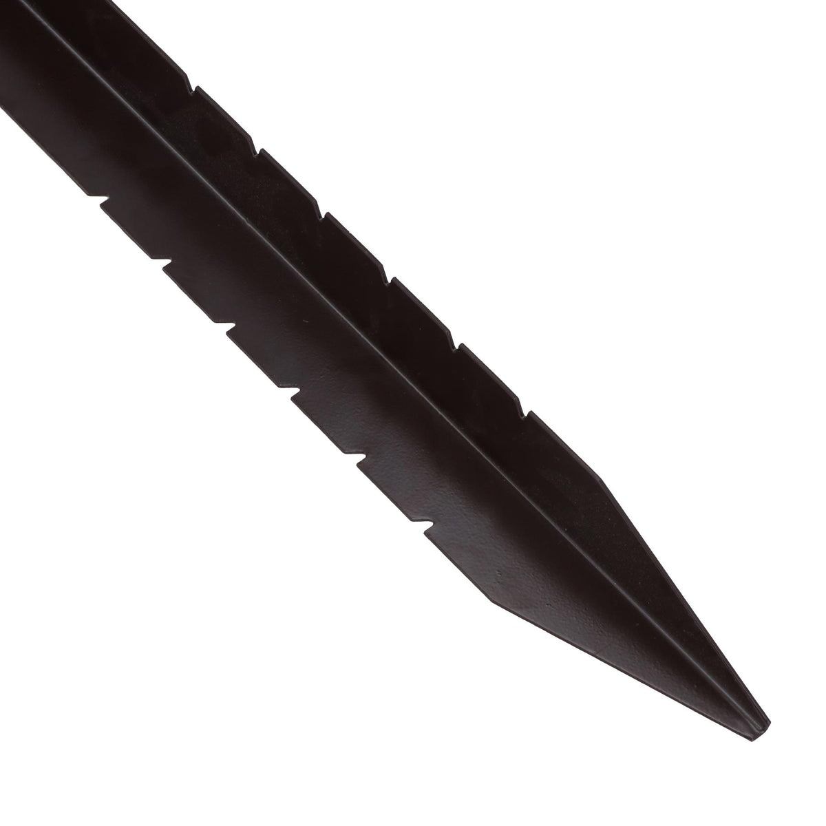Garden Triple Sleeper Corner Support Stake Spike Fastener Brown 930mm